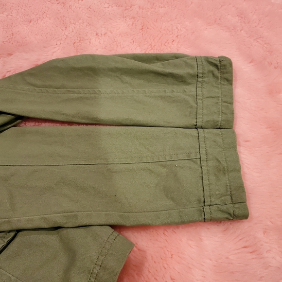 Military green sinch waist jacket - Picture 13 of 15